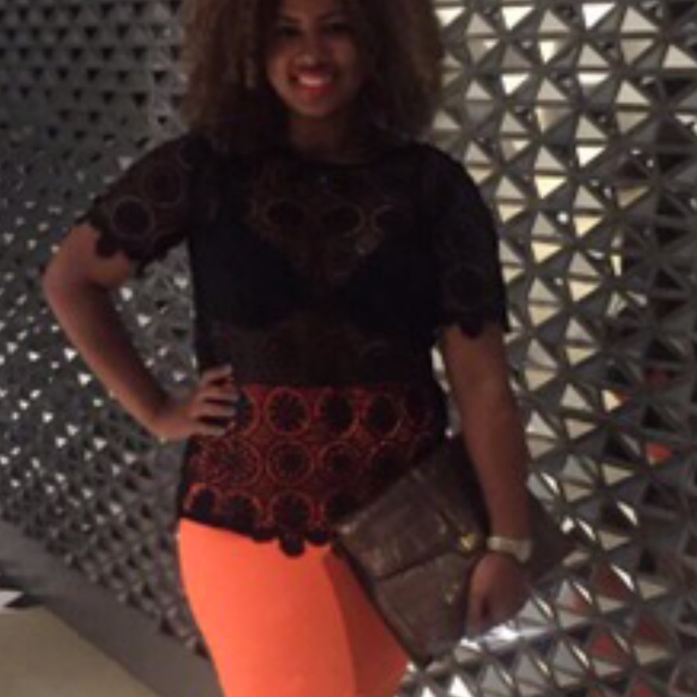 Banana Republic Black Lace top